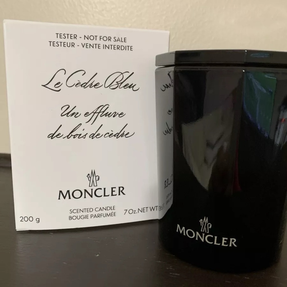 Moncler Black Scented Candle
